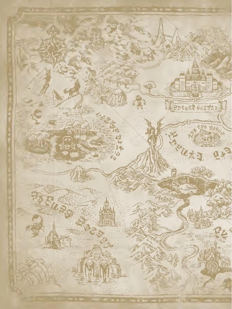 塞尔达传说：百科全书设定集 第2页设定图