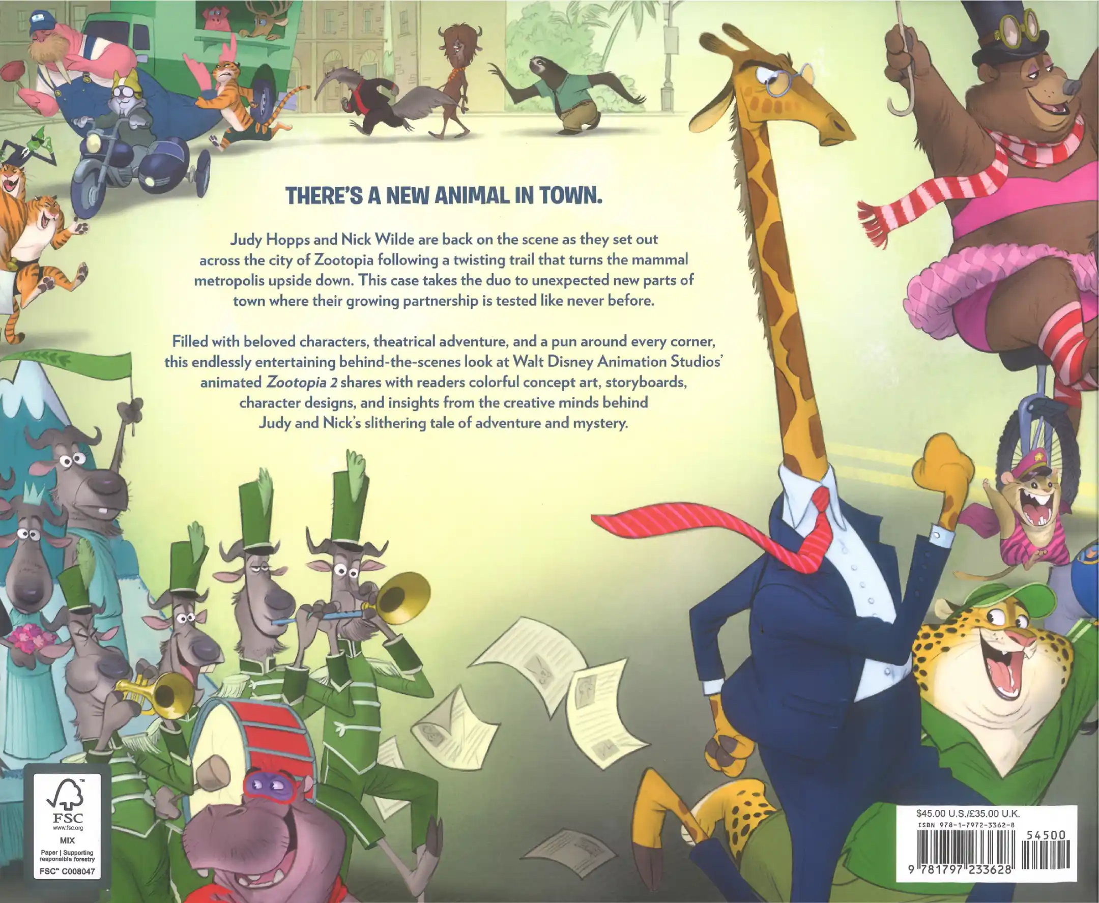 疯狂动物城2艺术设定集 第2页设定图