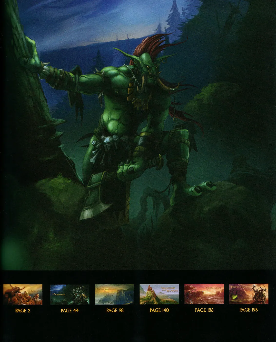 魔兽世界艺术设定集 第2页设定图