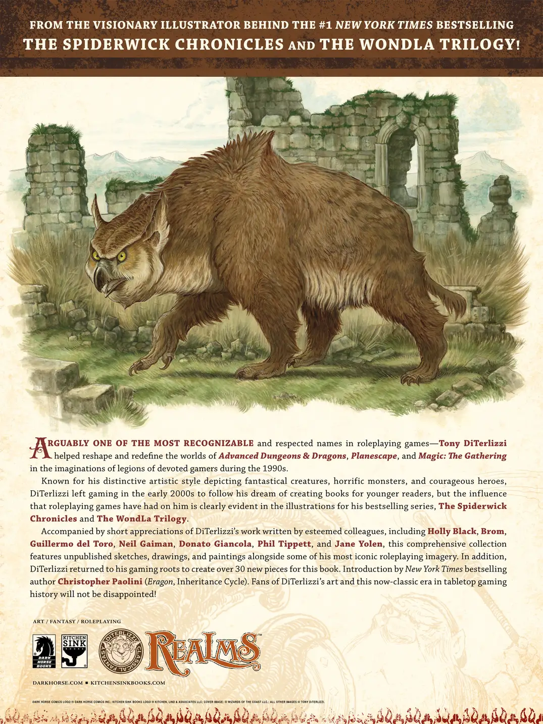 境界：托尼·迪特利齐的角色扮演游戏艺术 第2页设定图